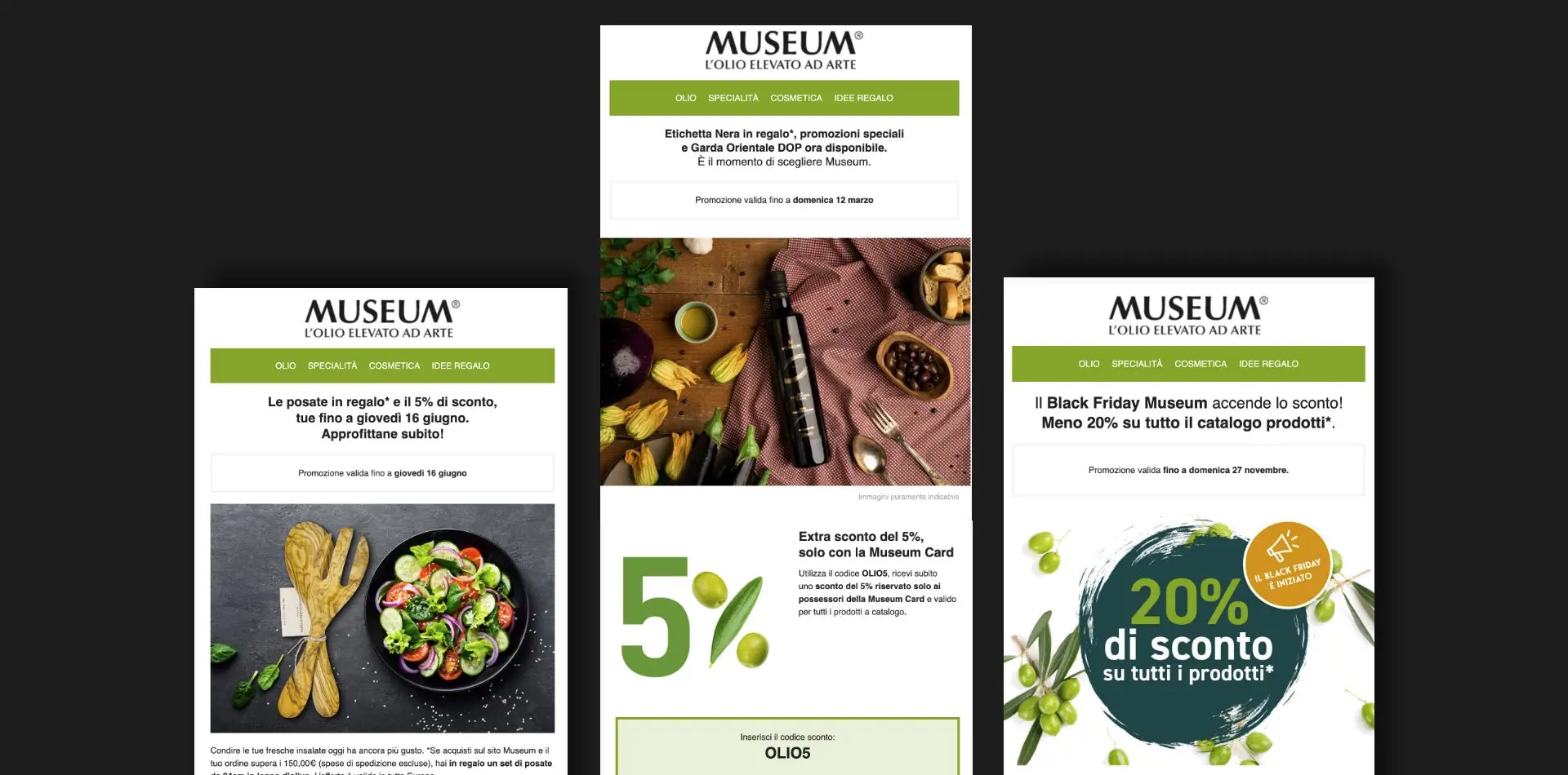 Dexa portfolio realizzazione newsletter per Museum