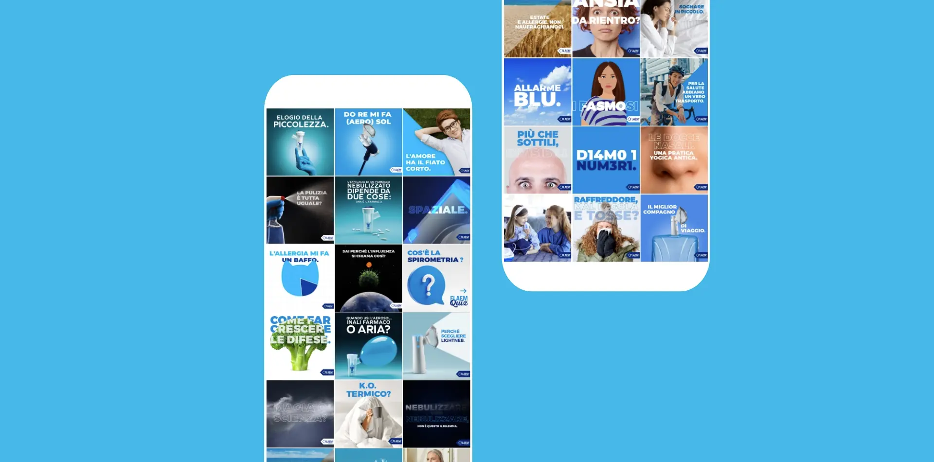 Dexa project realizzazione campagna di comunicazione sui social per Flaem