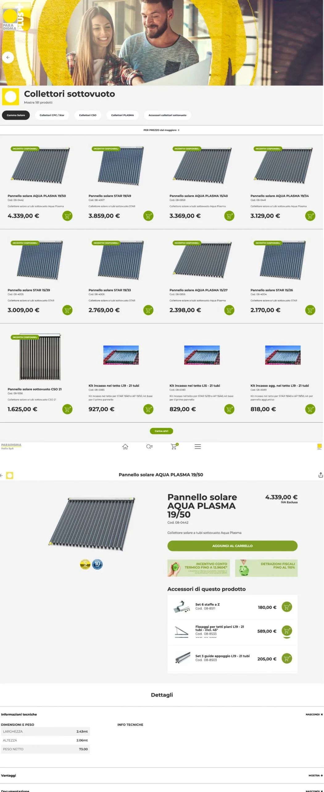 Dexa realizzazione progressive web app Paradigma Plus Italia mockup 3