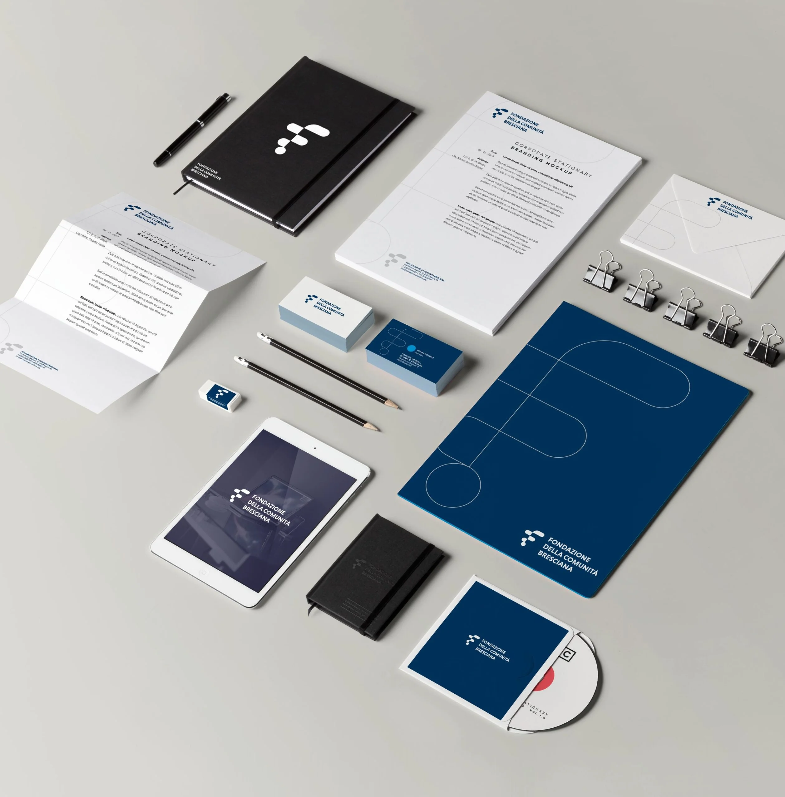 Dexa project: realizzazione brand identity per Fondazione della Comunità Bresciana