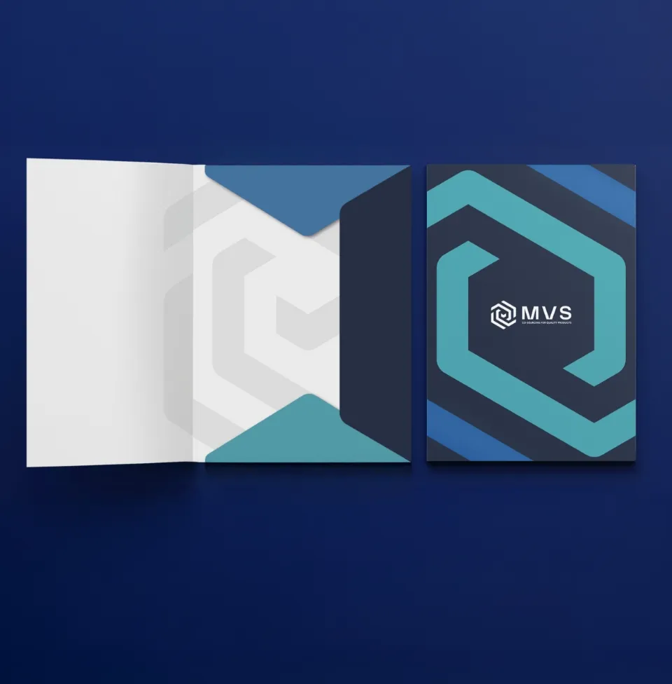 brand identity azienda componenti meccanici mvs