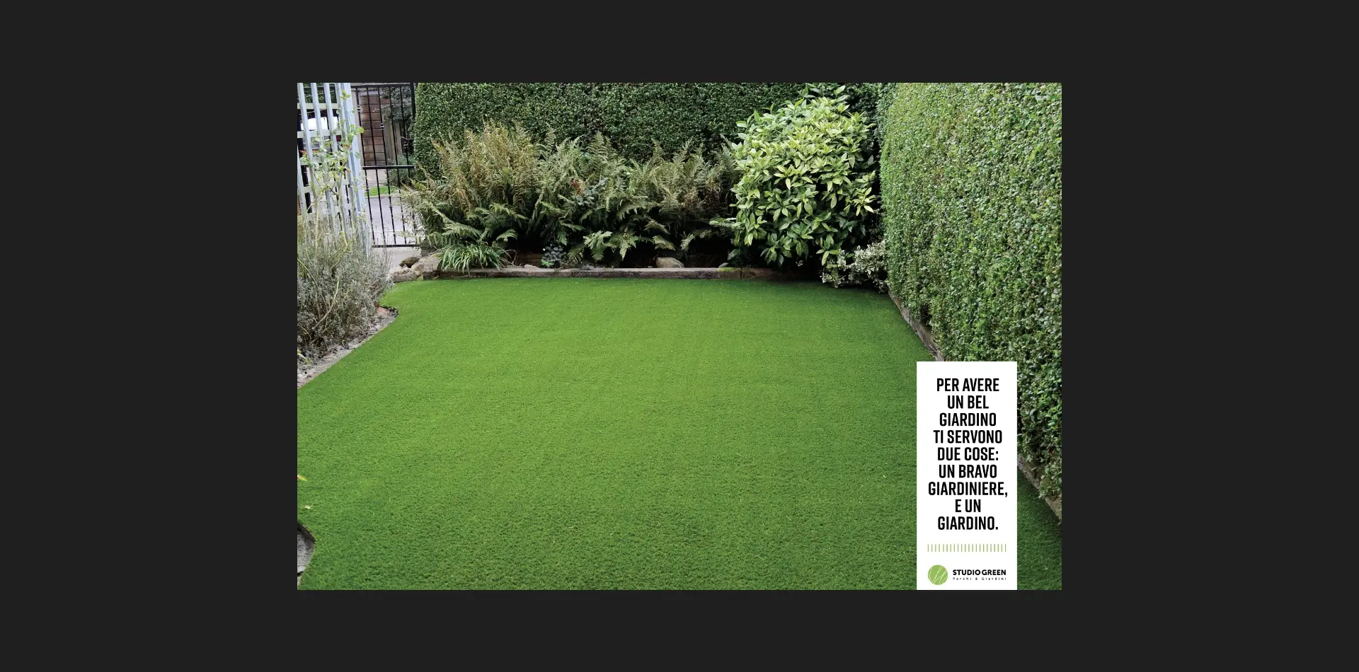 Realizzazione campagna pubblicitaria social un bravo giardiniere per Studio Green