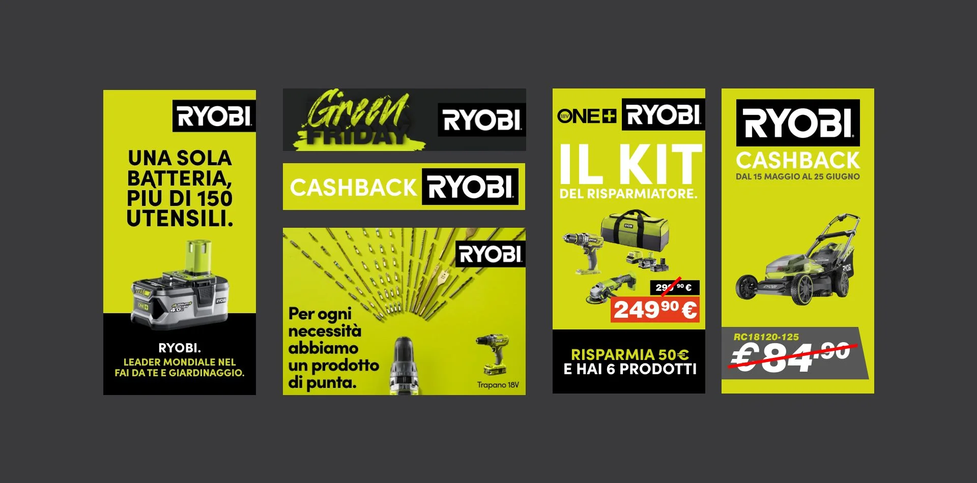 Dexa project campagna per Ryobi