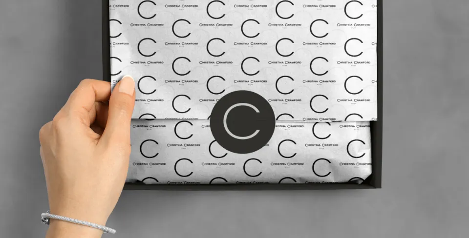 Confezione abiti ecommerce alta moda Christina Crawford