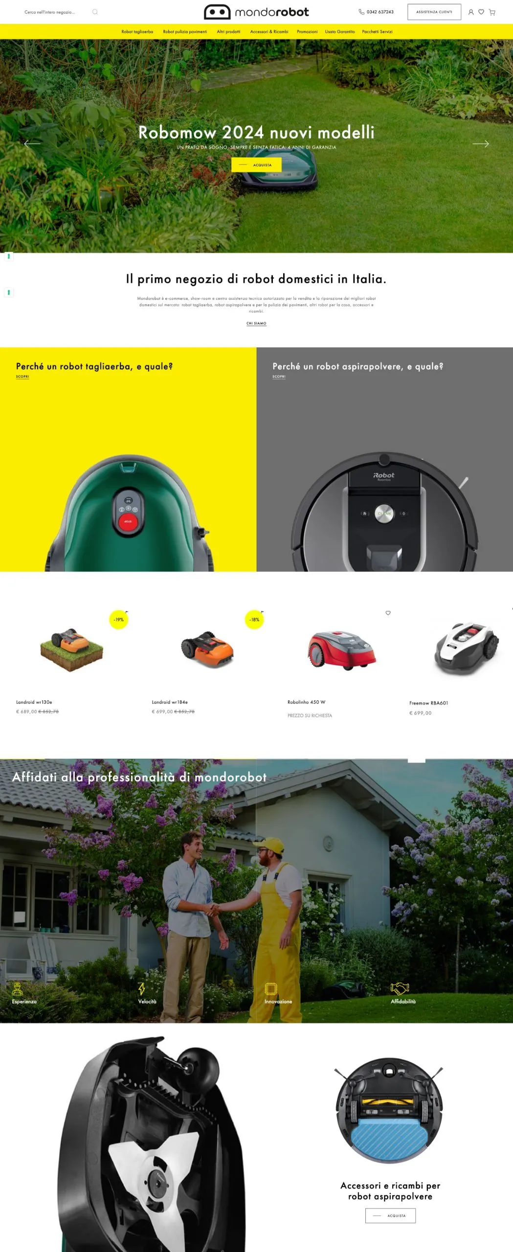 homepage mondorobot robot tagliaerba