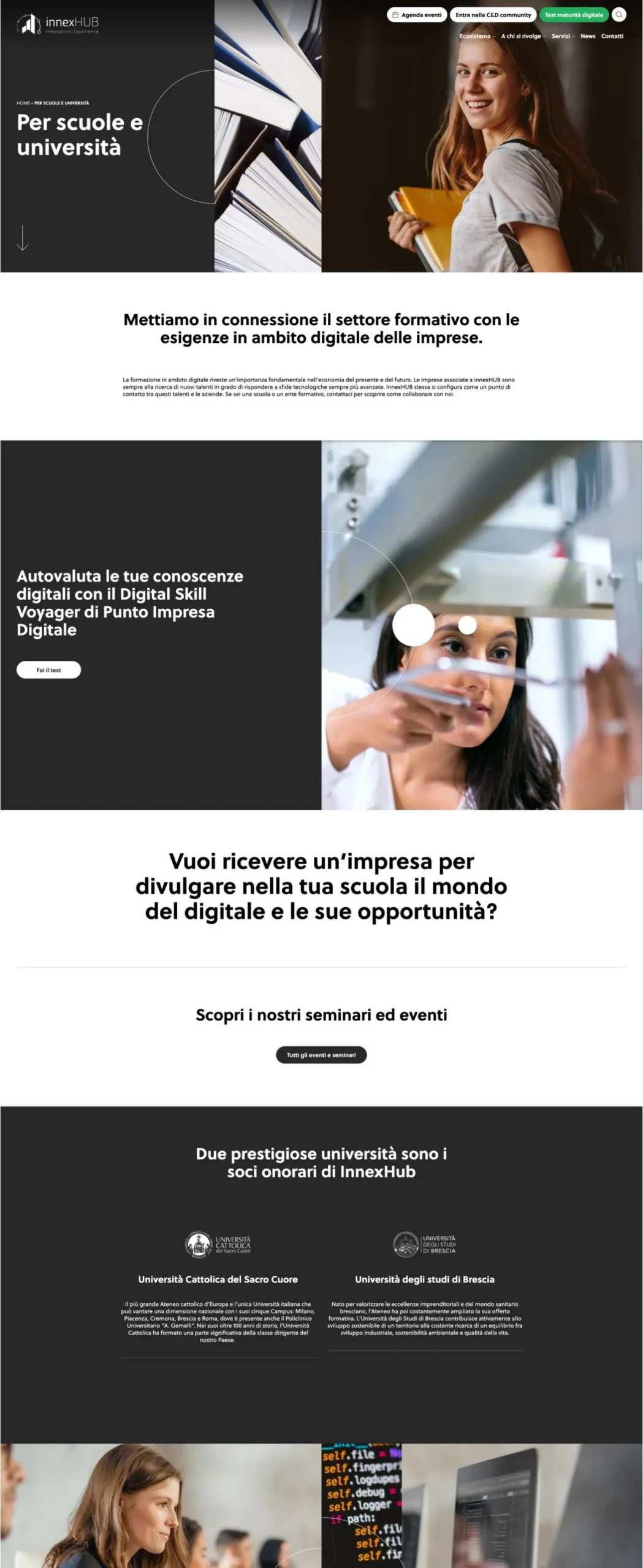 innexhub scuole universita connessione digitale