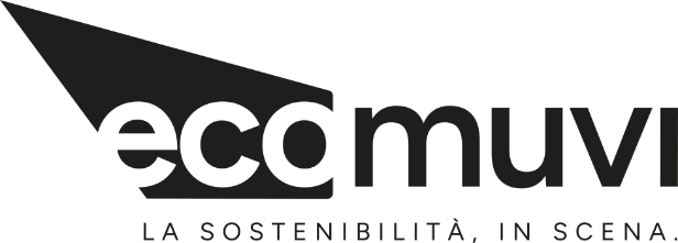 logo sostenibilita produzioni audiovisive ecomuvi