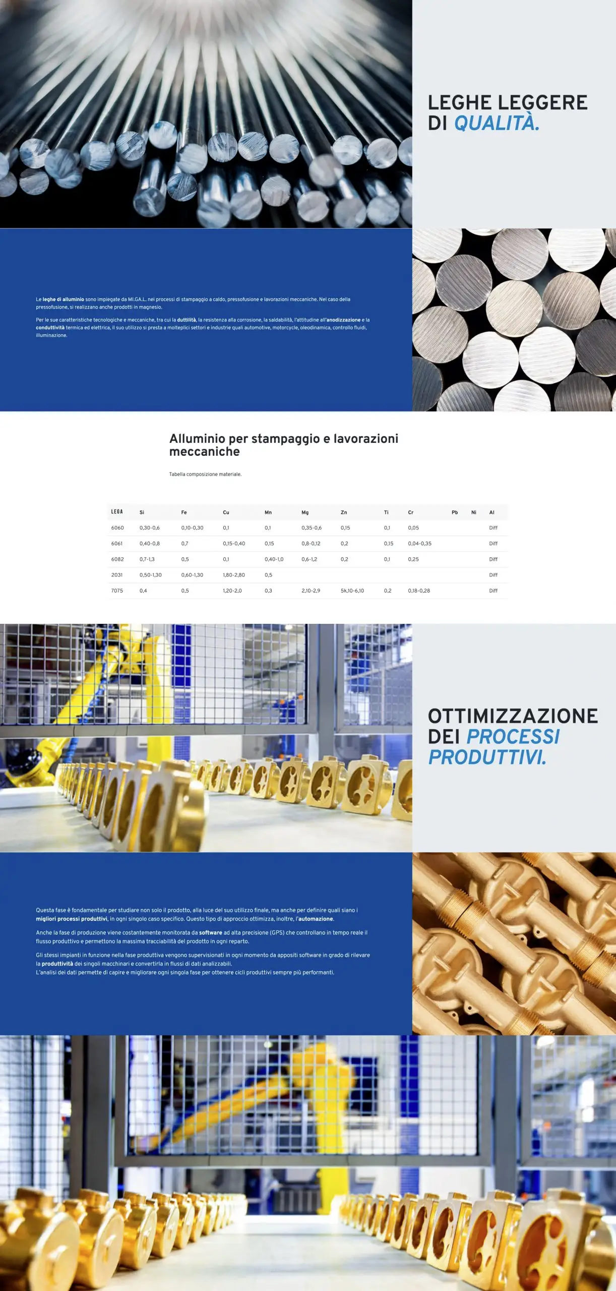 Dexa: mockup 3 realizzazione sito web per MI.GA.L