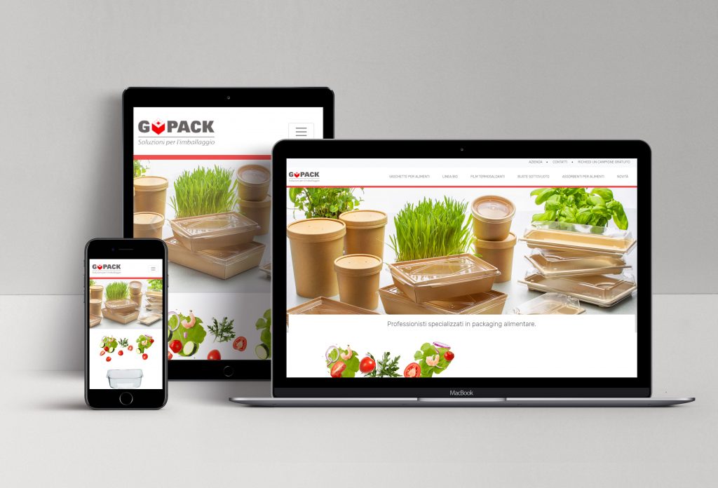 Restyling responsive imballaggi gopack