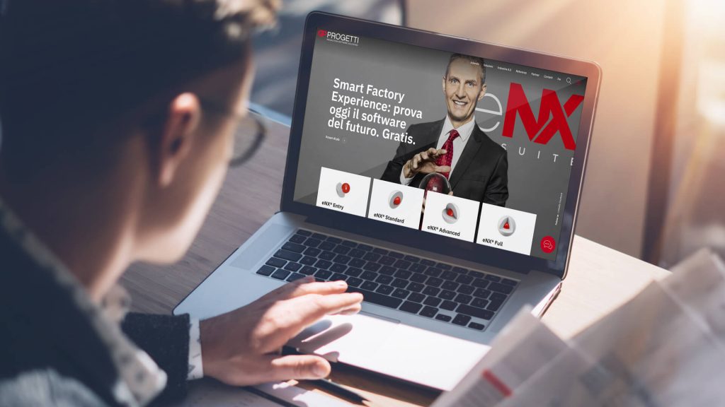 Nuovo sito web per azienda che realizza software gestionali.