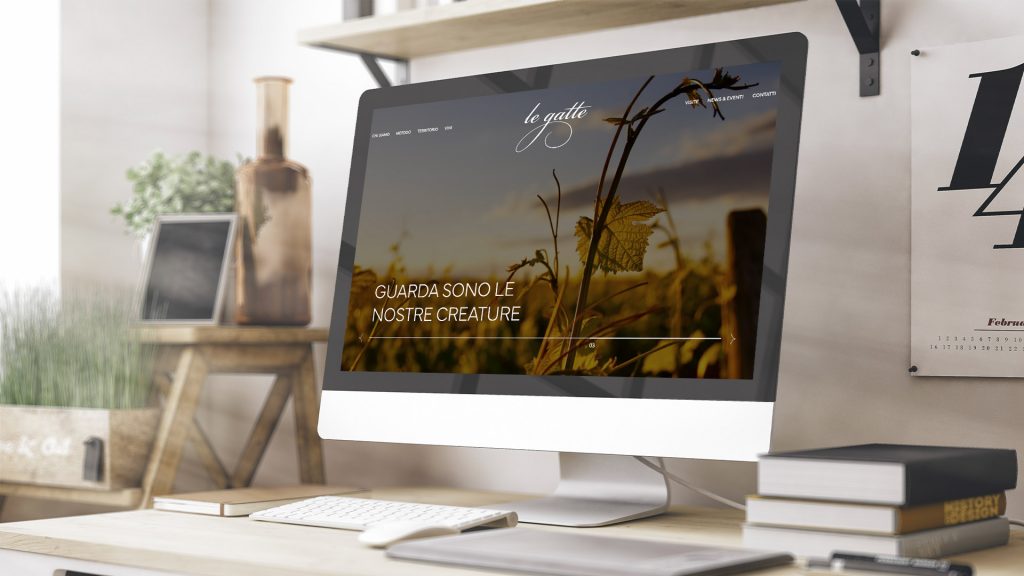 Mock-up sito internet le gatte Mock-up sito internet le gatte