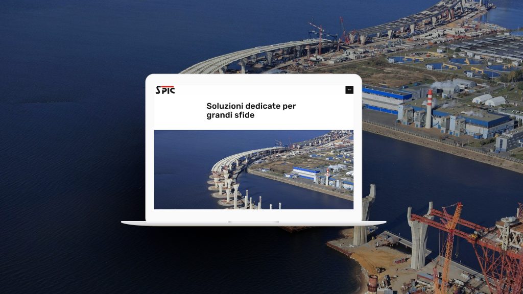 Sito internet per azienda che realizza grandi opere.