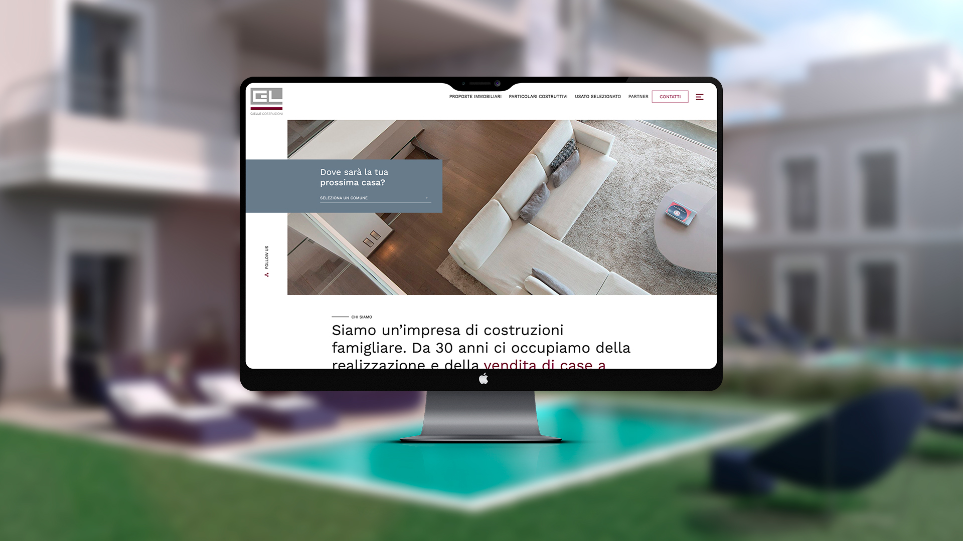 realizzazione sito per impresa di costruzioni
