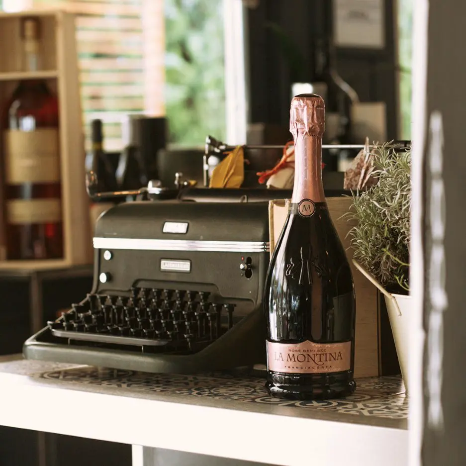 servizio fotografico per i social per La Montina Franciacorta, rosè