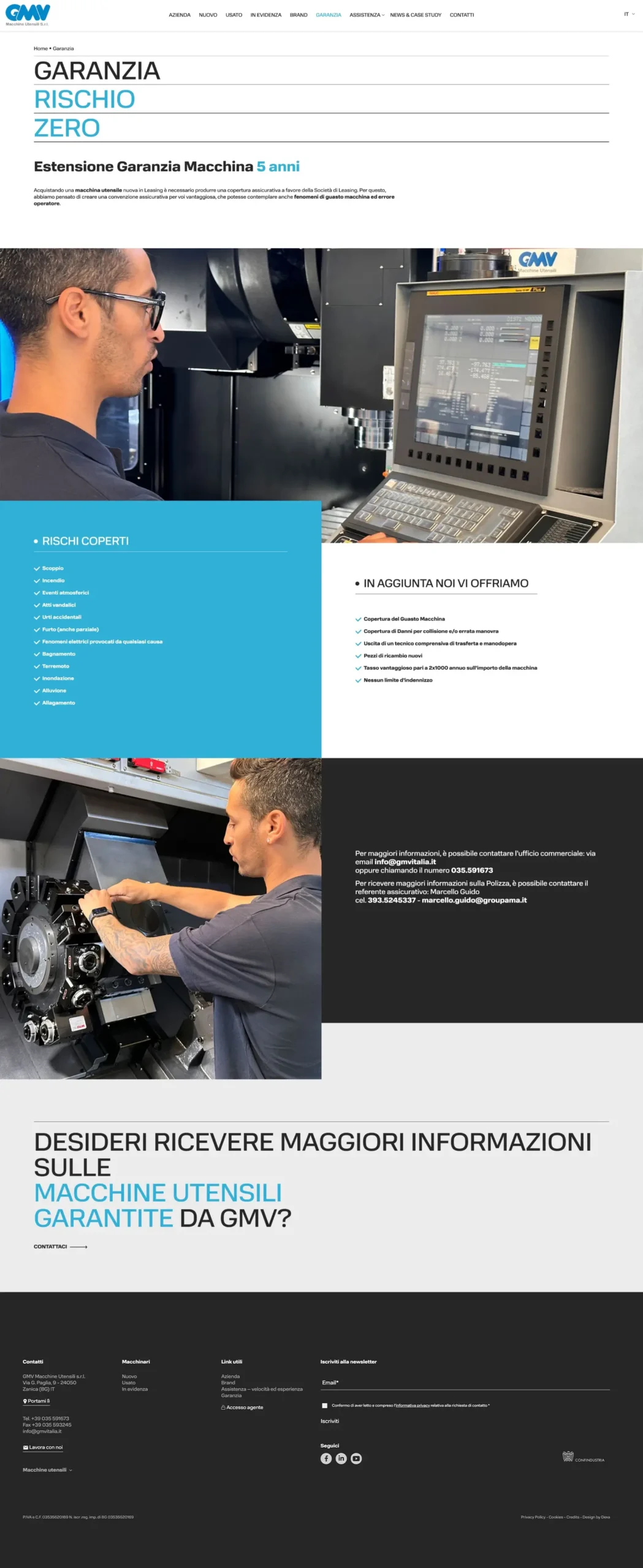 sito desktop gmv macchine utensili