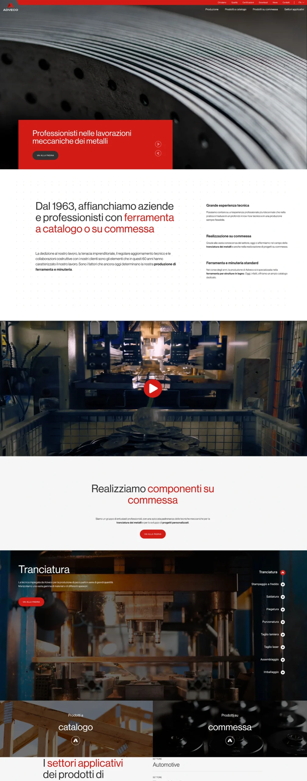 sito internet minuteria metallica