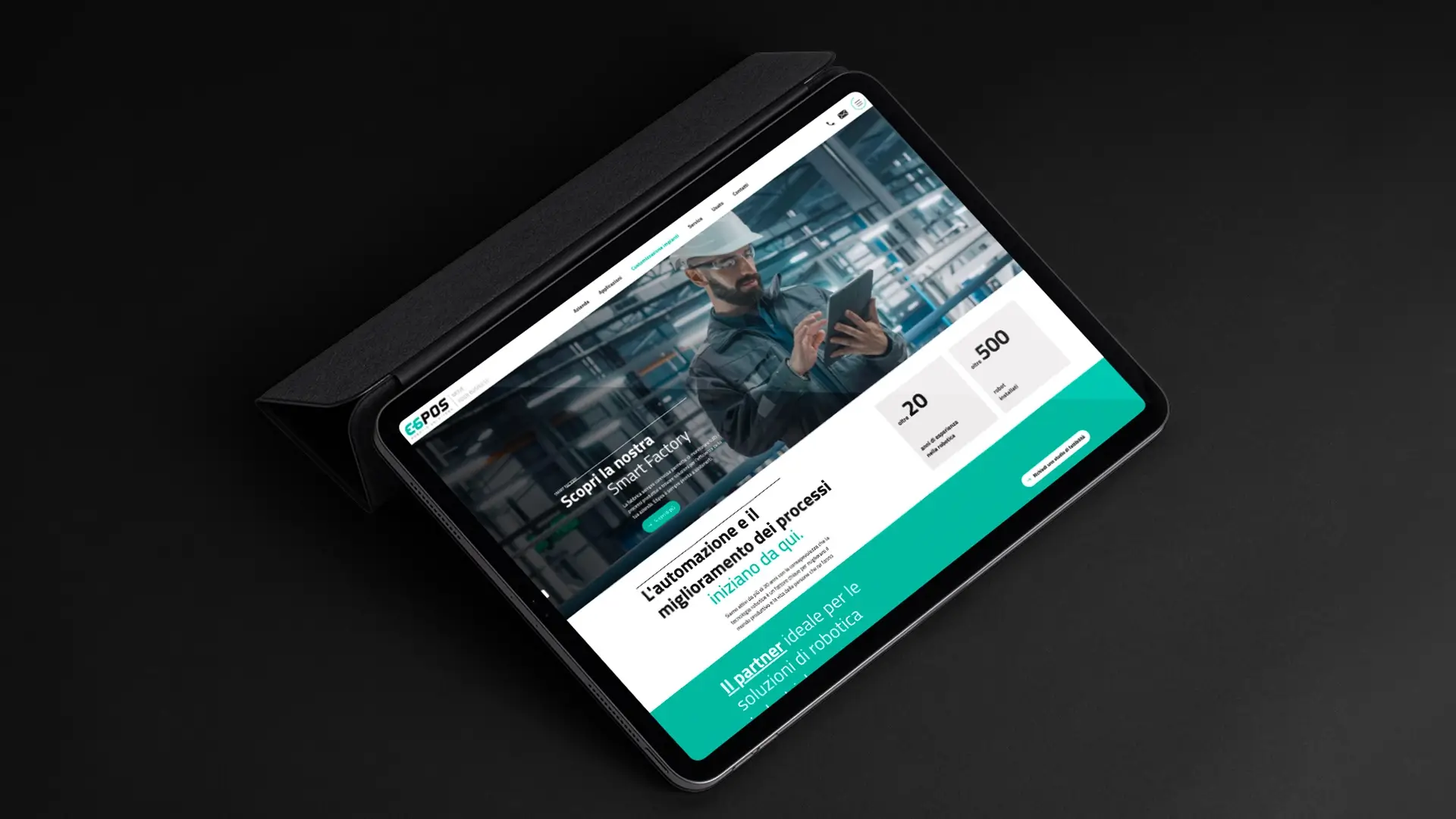 sito responsive robotica automazione industriale e6pos