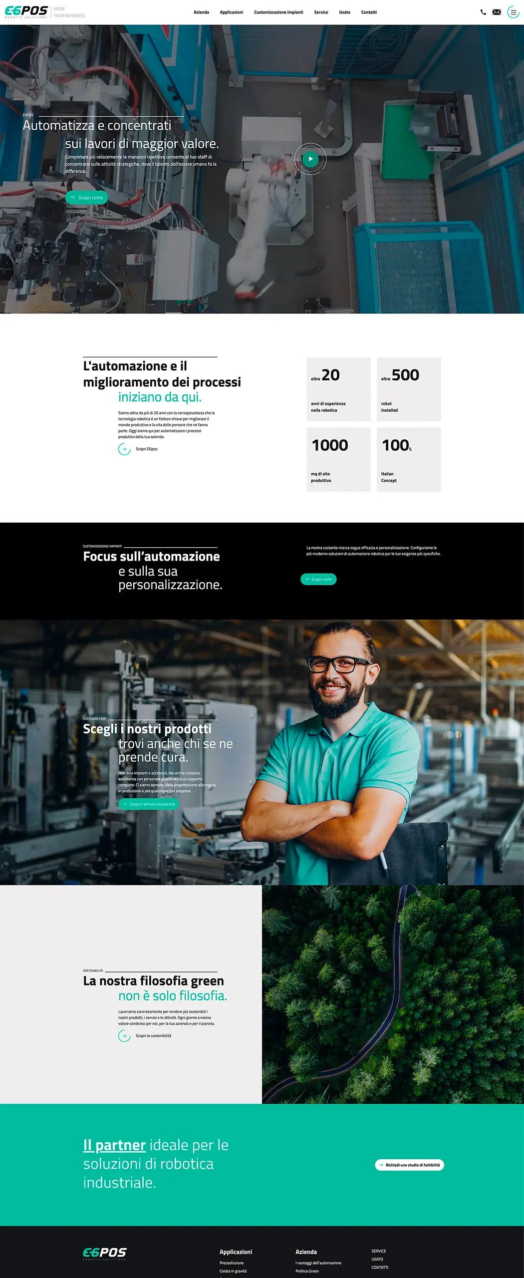 sito robotica automazione industriale e6pos