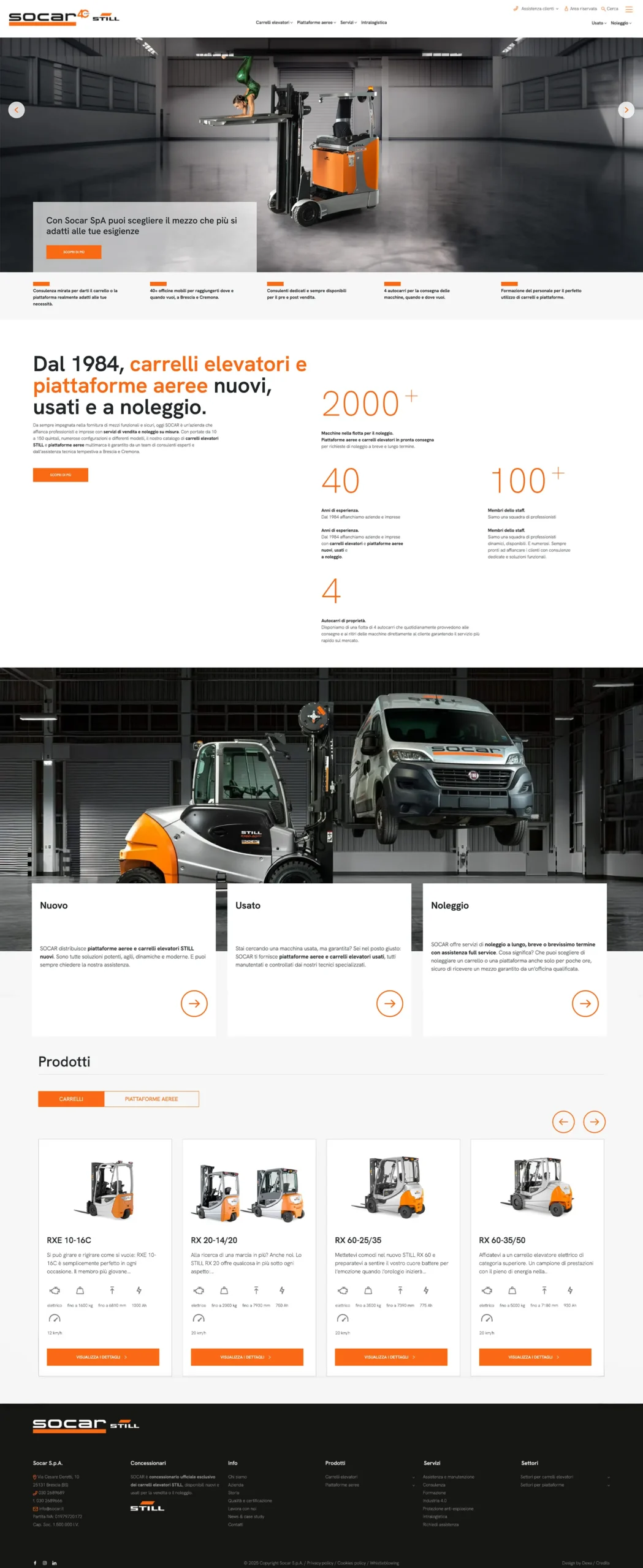 sito socar carrelli elevatori piattaforme