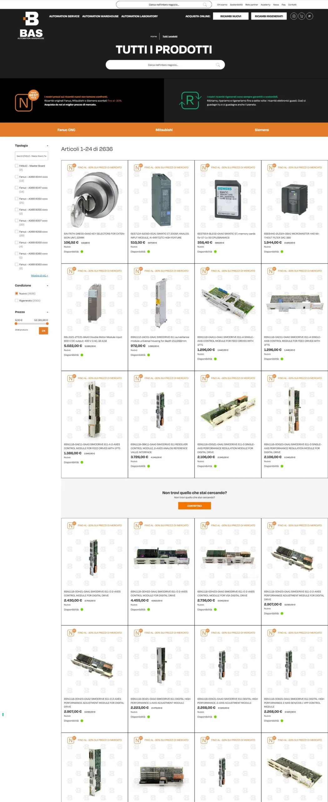 sito web bas