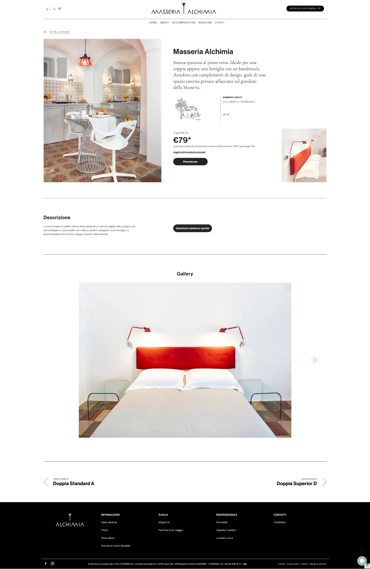 Dexa project mockup 3 realizzazione sito web Alchimia Collection